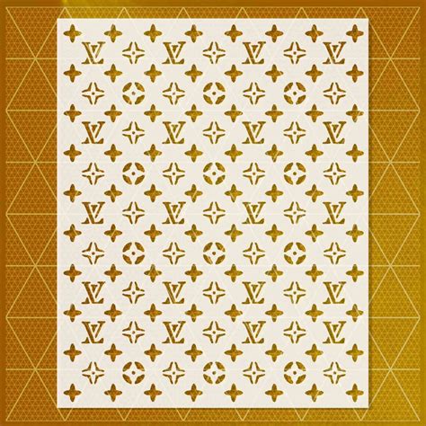 louis vuitton template printable